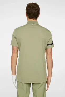 Golf|Polo Shirts<J.Lindeberg Heath Polo OilGreen