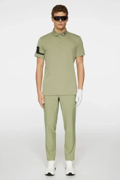 Golf|Polo Shirts<J.Lindeberg Heath Polo OilGreen