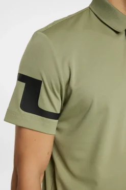 Golf|Polo Shirts<J.Lindeberg Heath Polo OilGreen
