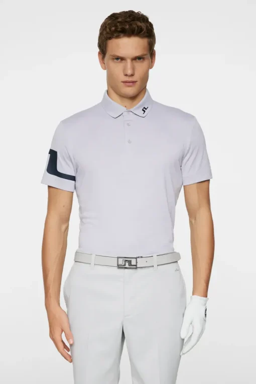 Golf|Polo Shirts<J.Lindeberg Heath Polo LightGreyMelange