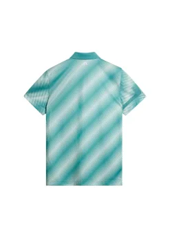 Golf|Polo Shirts<J.Lindeberg Heath Print Polo CombTealM