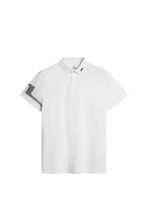 Golf|Polo Shirts<J.Lindeberg Heath Strike Polo White