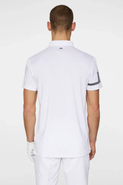 Golf|Polo Shirts<J.Lindeberg Heath Strike Polo White