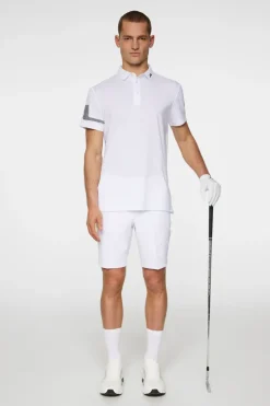 Golf|Polo Shirts<J.Lindeberg Heath Strike Polo White