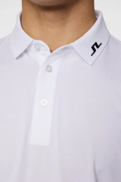 Golf|Polo Shirts<J.Lindeberg Heath Strike Polo White