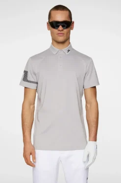 Golf|Polo Shirts<J.Lindeberg Heath Strike Polo LightGreyMelange