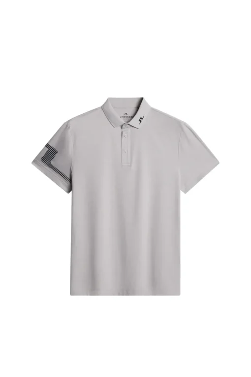 Golf|Polo Shirts<J.Lindeberg Heath Strike Polo LightGreyMelange