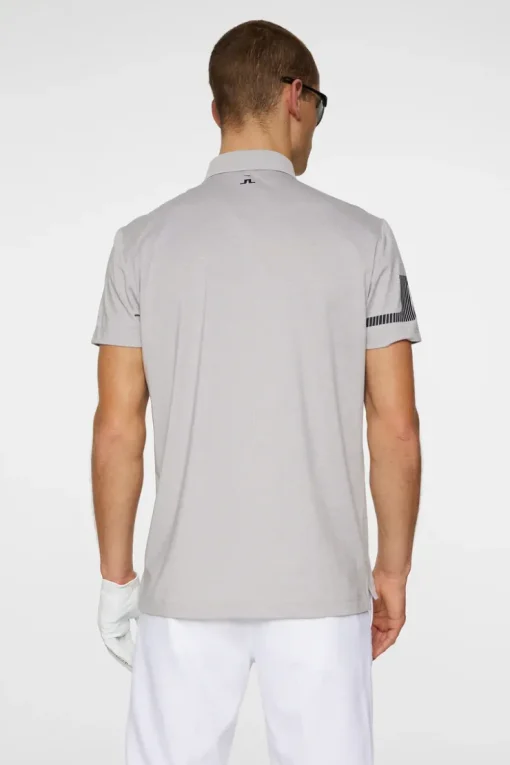 Golf|Polo Shirts<J.Lindeberg Heath Strike Polo LightGreyMelange