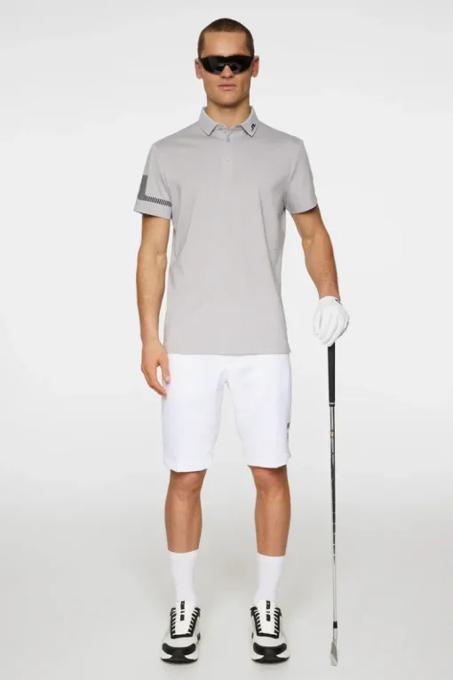 Golf|Polo Shirts<J.Lindeberg Heath Strike Polo LightGreyMelange
