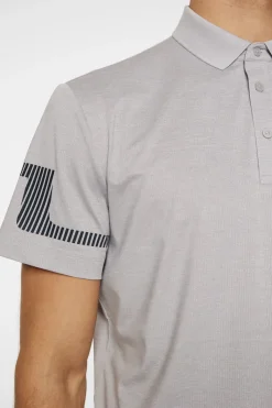 Golf|Polo Shirts<J.Lindeberg Heath Strike Polo LightGreyMelange