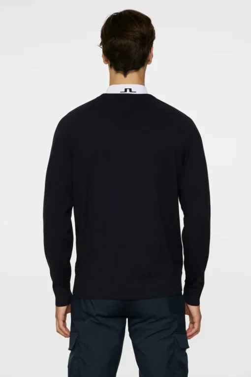 Golf|Knitwear<J.Lindeberg Henry Knitted Sweater JLNavy