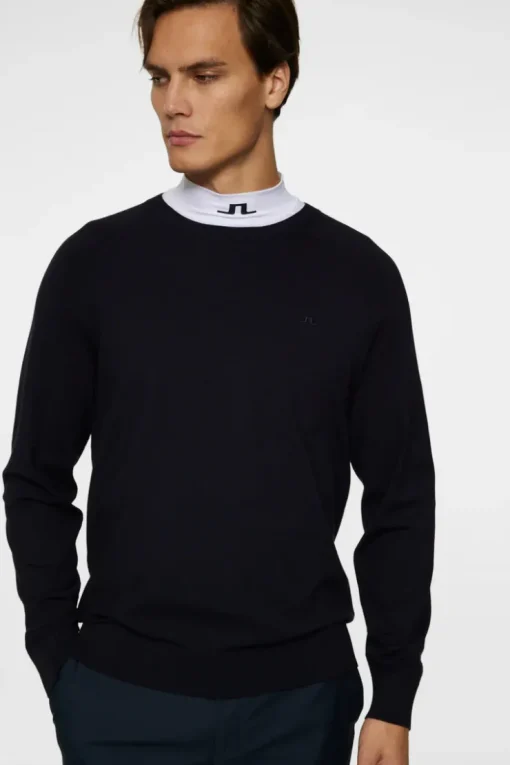 Golf|Knitwear<J.Lindeberg Henry Knitted Sweater JLNavy