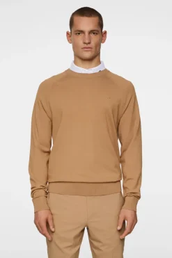Golf|Knitwear<J.Lindeberg Henry Knitted Sweater TigersEye