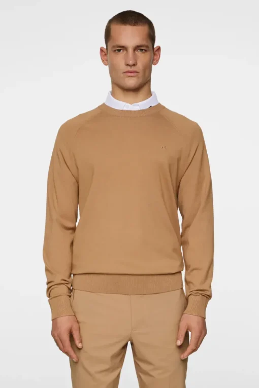 Golf|Knitwear<J.Lindeberg Henry Knitted Sweater TigersEye