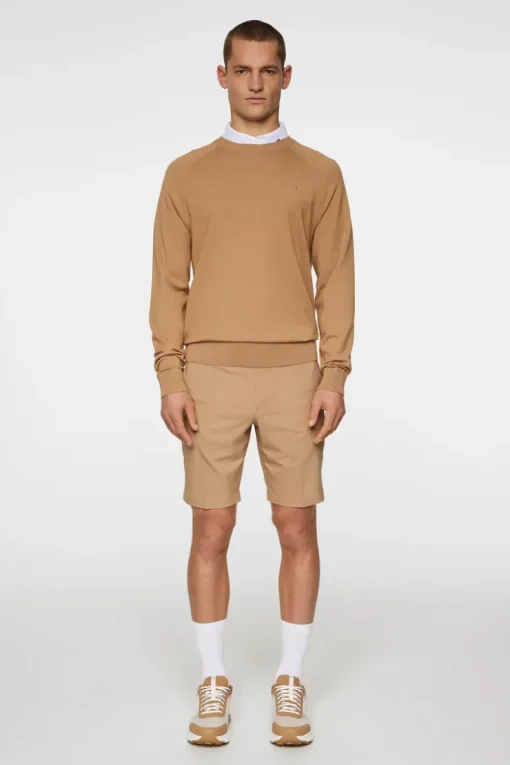 Golf|Knitwear<J.Lindeberg Henry Knitted Sweater TigersEye