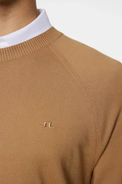 Golf|Knitwear<J.Lindeberg Henry Knitted Sweater TigersEye