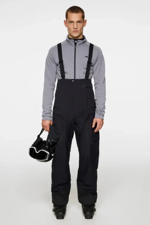 Ski|Bottoms<J.Lindeberg High Grounds Shell Bib Pants Black