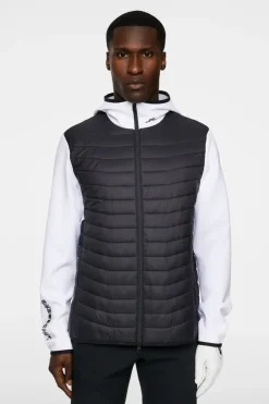 Golf|Ski<J.Lindeberg Holden Quilt Hybrid Hood White