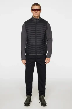 Golf|Ski<J.Lindeberg Holden Quilt Hybrid Jacket Asphalt