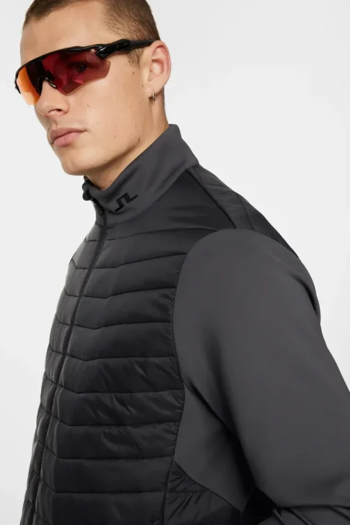Golf|Ski<J.Lindeberg Holden Quilt Hybrid Jacket Asphalt
