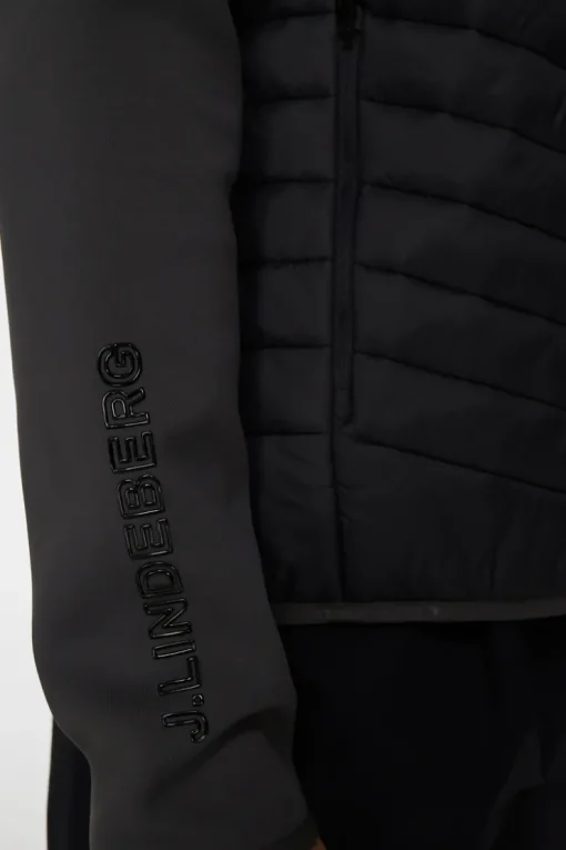 Golf|Ski<J.Lindeberg Holden Quilt Hybrid Jacket Asphalt