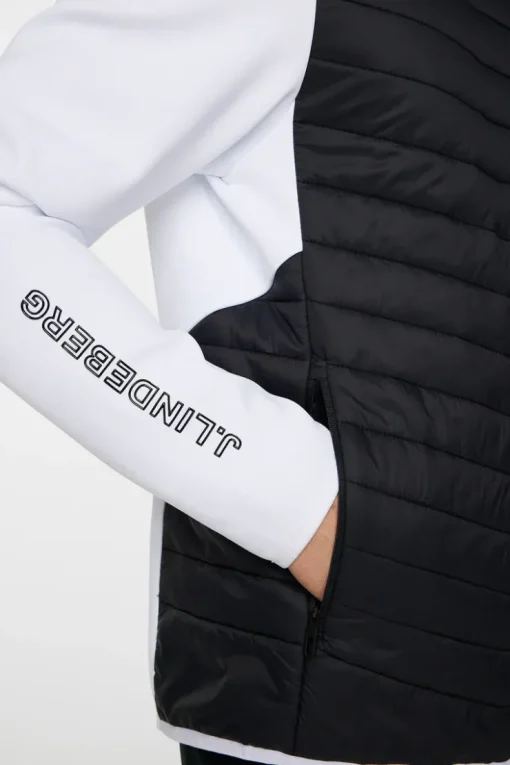 Golf|Ski<J.Lindeberg Holden Quilt Hybrid Jacket White