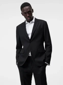 Suits & Tailoring|Blazers<J.Lindeberg Hopper U Active Hopsack Black