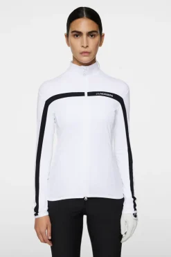 Golf|Base & Mid Layers<J.Lindeberg Janice Mid Layer White