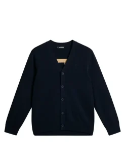 Golf|Knitwear<J.Lindeberg Jarred Knitted Cardigan JLNavy
