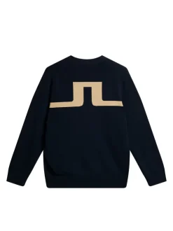 Golf|Knitwear<J.Lindeberg Jarred Knitted Cardigan JLNavy