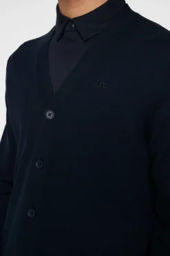 Golf|Knitwear<J.Lindeberg Jarred Knitted Cardigan JLNavy