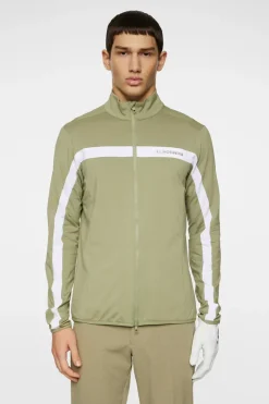 Golf|Base & Mid Layers<J.Lindeberg Jarvis Mid Layer OilGreen