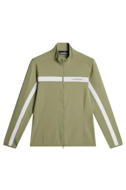 Golf|Base & Mid Layers<J.Lindeberg Jarvis Mid Layer OilGreen