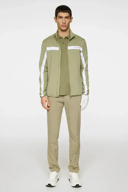 Golf|Base & Mid Layers<J.Lindeberg Jarvis Mid Layer OilGreen