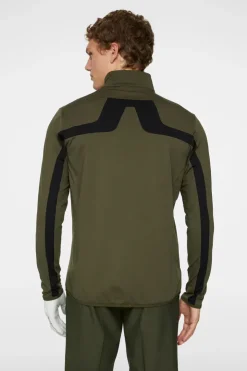 Golf|Ski<J.Lindeberg Jarvis Mid Layer ForestGreen