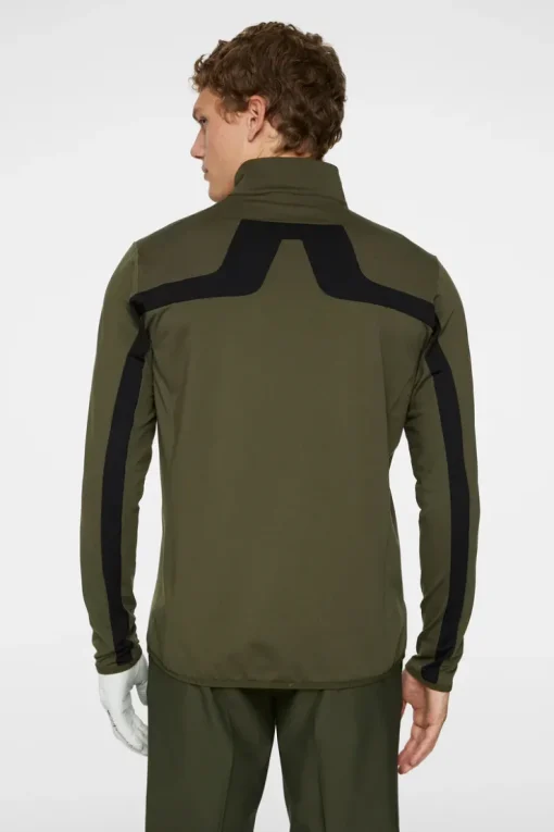 Golf|Ski<J.Lindeberg Jarvis Mid Layer ForestGreen