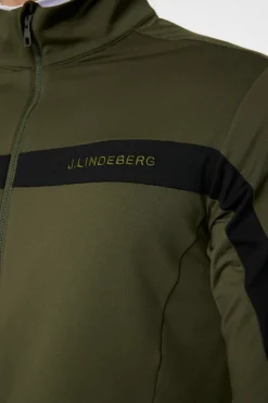 Golf|Ski<J.Lindeberg Jarvis Mid Layer ForestGreen