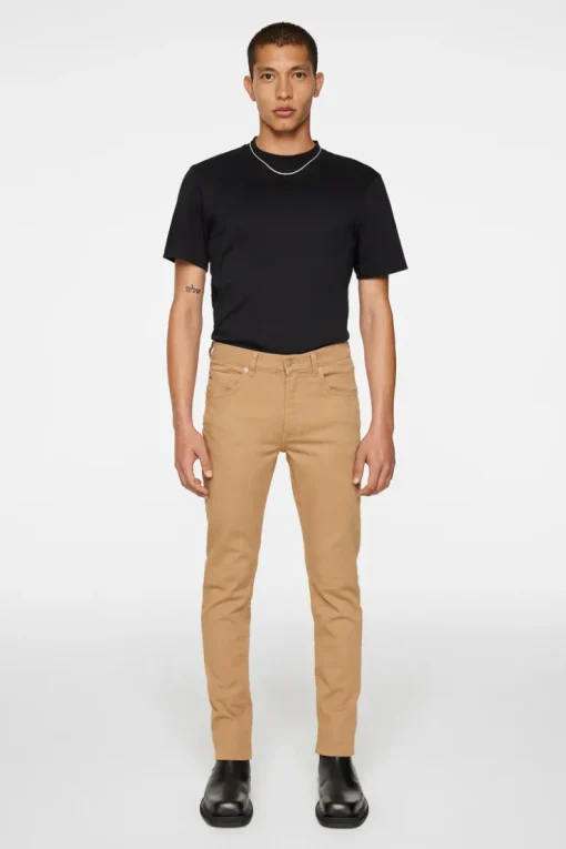 Jeans|Jeans<J.Lindeberg Jay LHT Slim Jeans TigerBrown