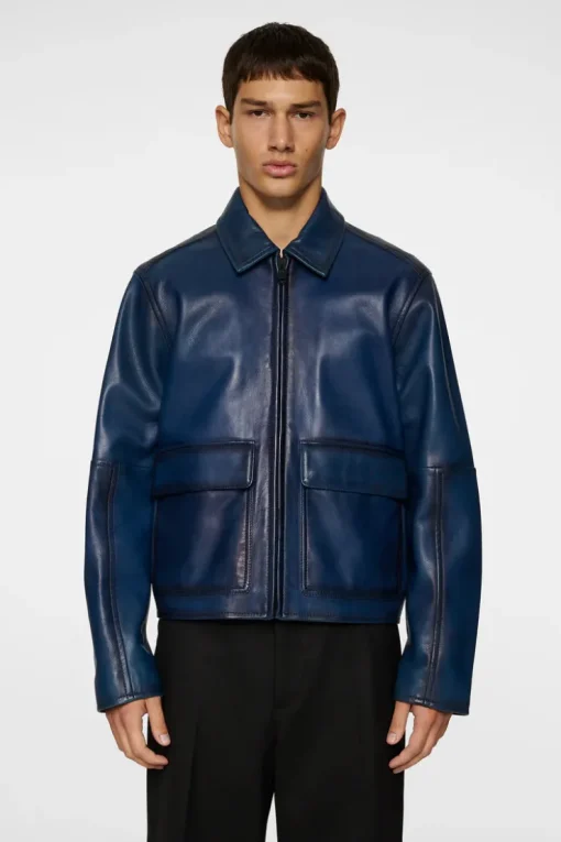 Leather & Suede|Outerwear<J.Lindeberg Jed Leather Party Jacket KeyLargo