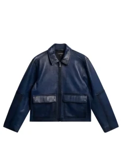 Leather & Suede|Outerwear<J.Lindeberg Jed Leather Party Jacket KeyLargo