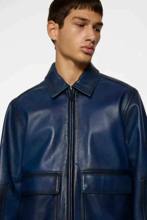 Leather & Suede|Outerwear<J.Lindeberg Jed Leather Party Jacket KeyLargo