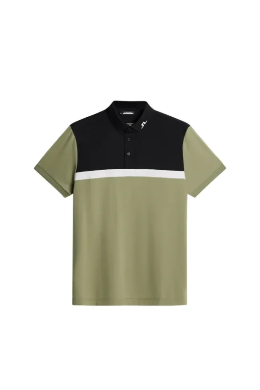 Golf|Polo Shirts<J.Lindeberg Jeff Polo OilGreen