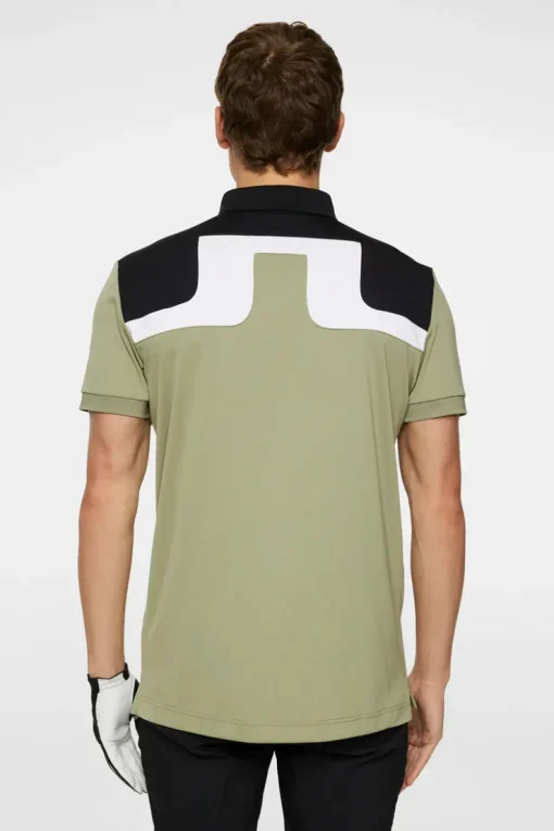 Golf|Polo Shirts<J.Lindeberg Jeff Polo OilGreen