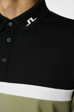 Golf|Polo Shirts<J.Lindeberg Jeff Polo OilGreen