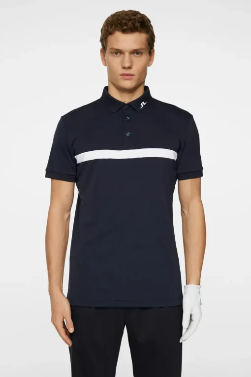 Golf|Polo Shirts<J.Lindeberg Jeff Polo JLNavy