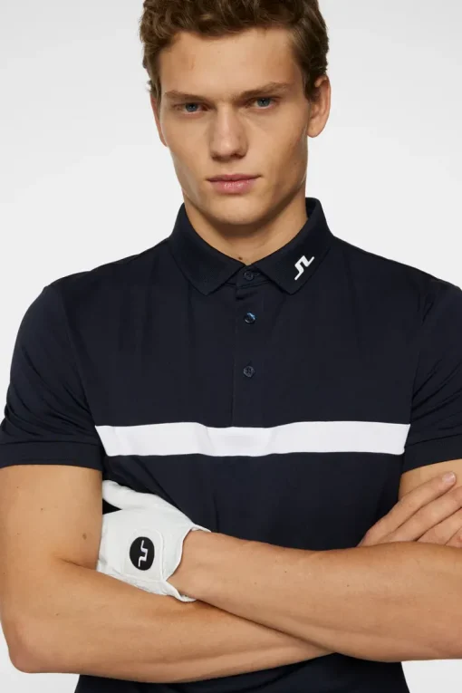 Golf|Polo Shirts<J.Lindeberg Jeff Polo JLNavy