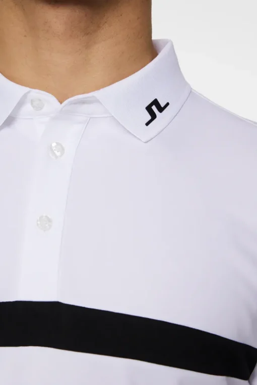 Golf|Polo Shirts<J.Lindeberg Jeff Polo White