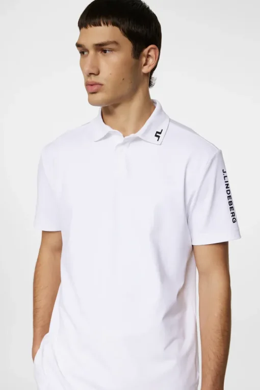 Golf|Polo Shirts<J.Lindeberg JL PRO Polo White