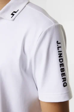 Golf|Polo Shirts<J.Lindeberg JL PRO Polo White