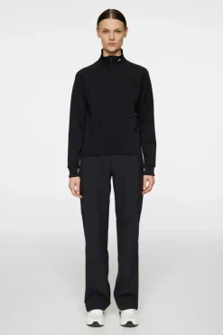 Golf|Base & Mid Layers<J.Lindeberg Jodi Quarter Zip Sweatshirt Black